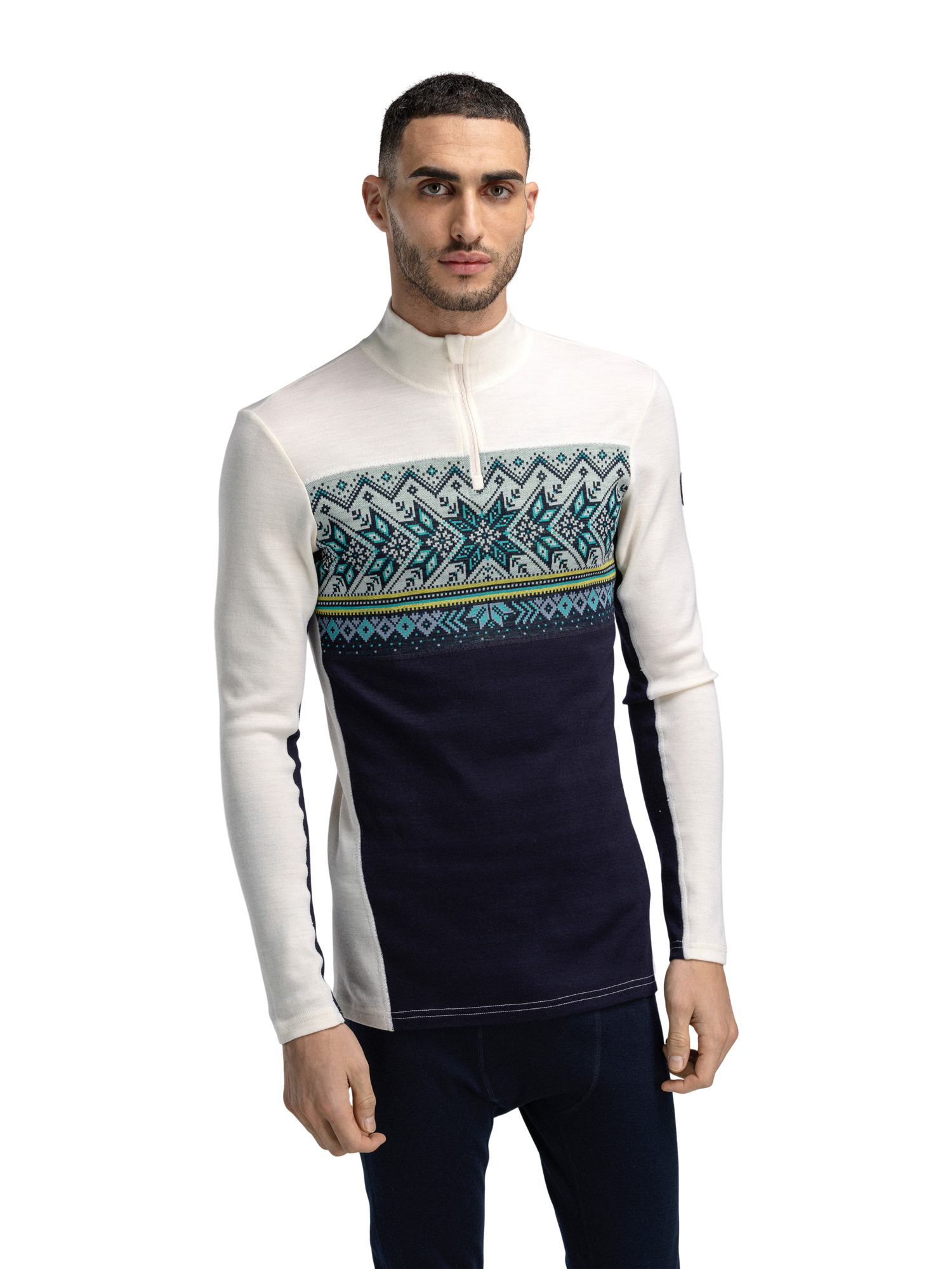 Vail Baselayer Half Zip Hvit