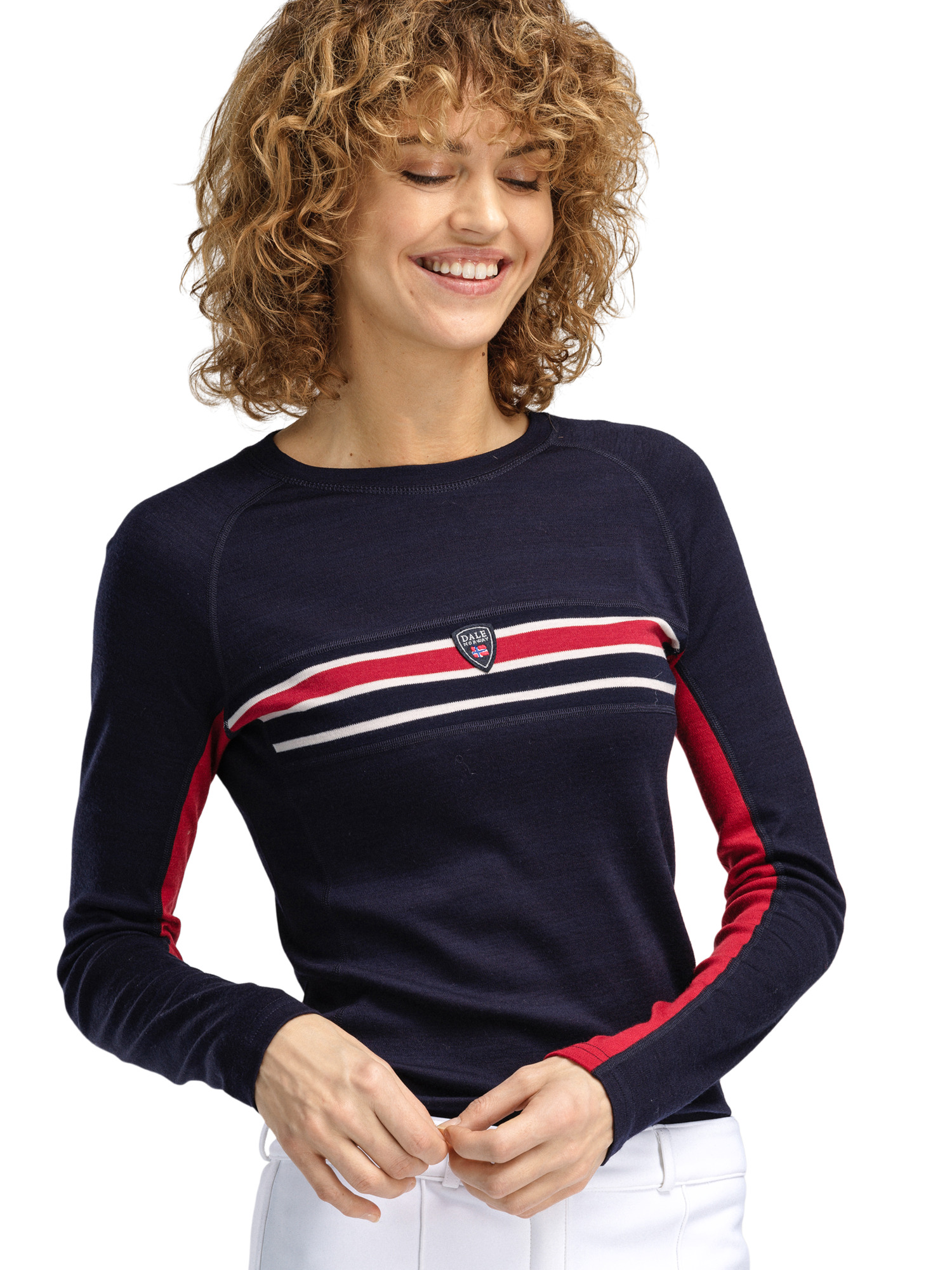 Aksla Baselayer Crew neck Navy