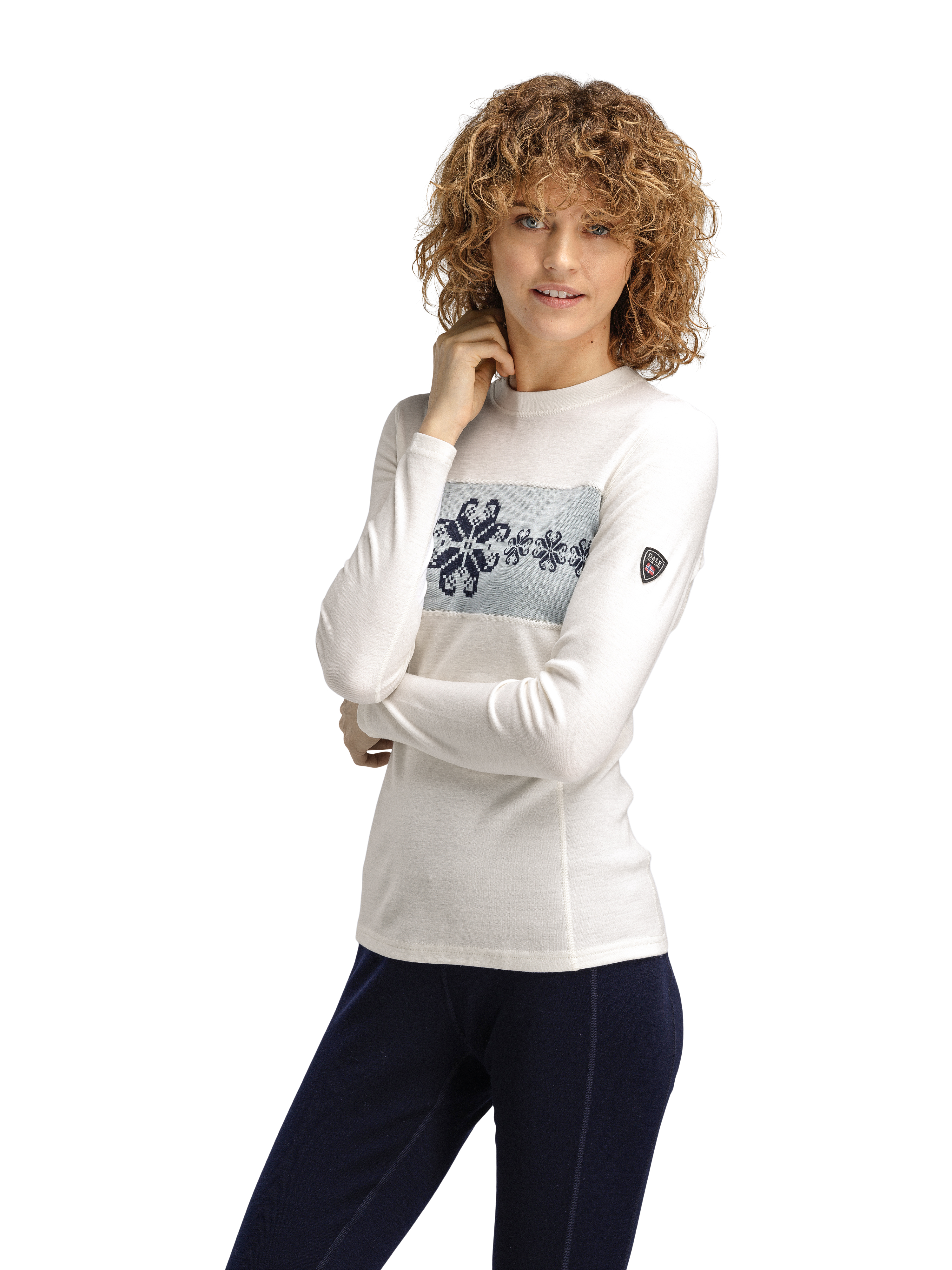 Falkeberg Baselayer Crew neck Hvit