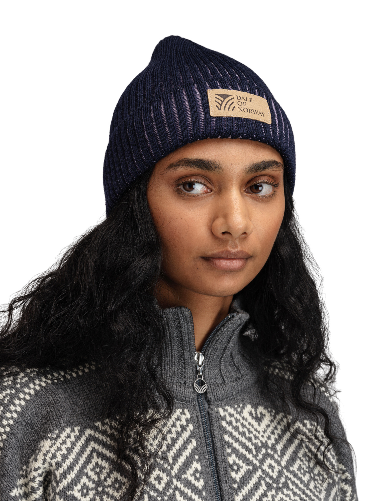 Alvøy lue - norsk ull Navy