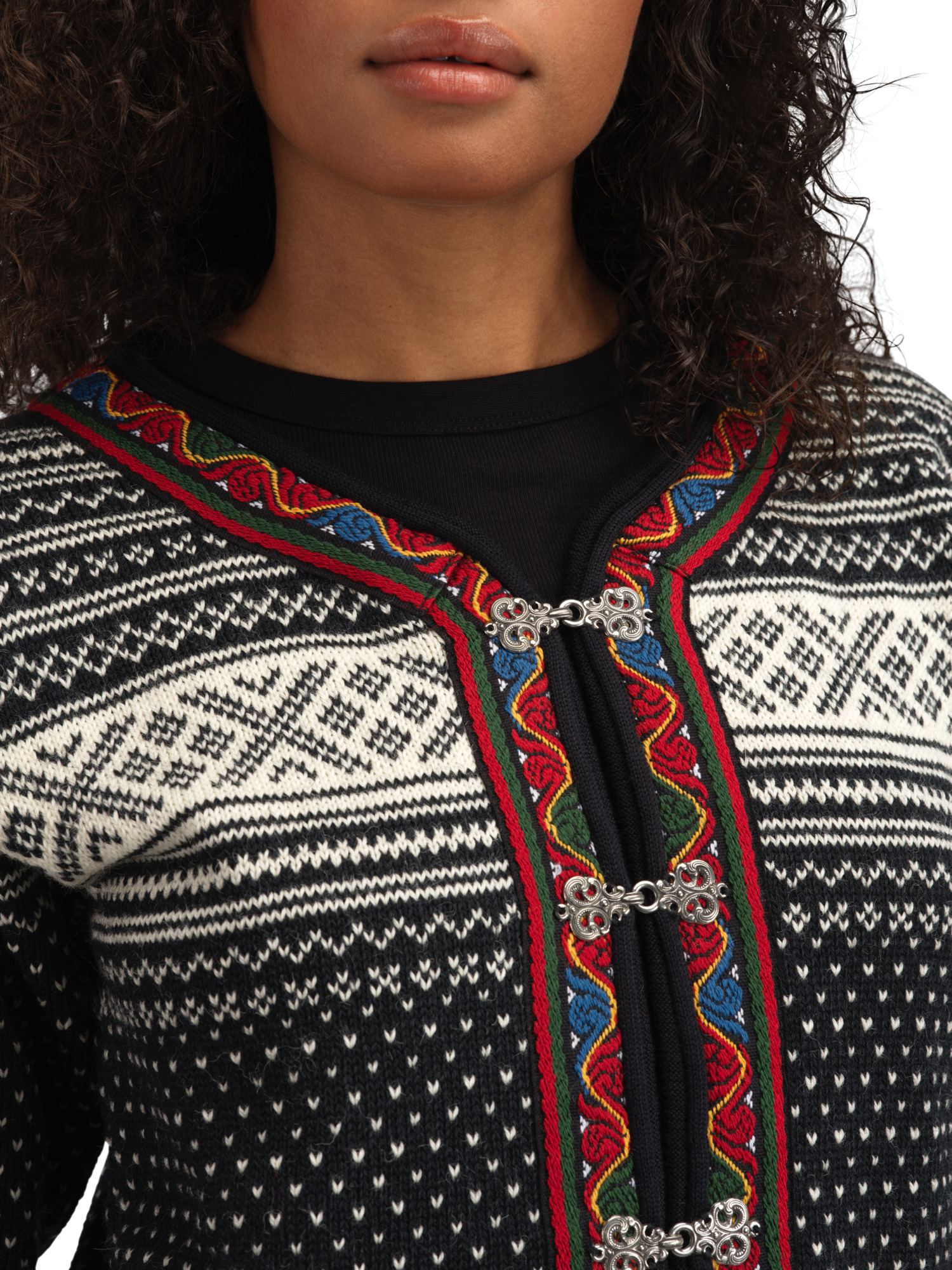 Setesdal lusekofte - norsk ull Sort