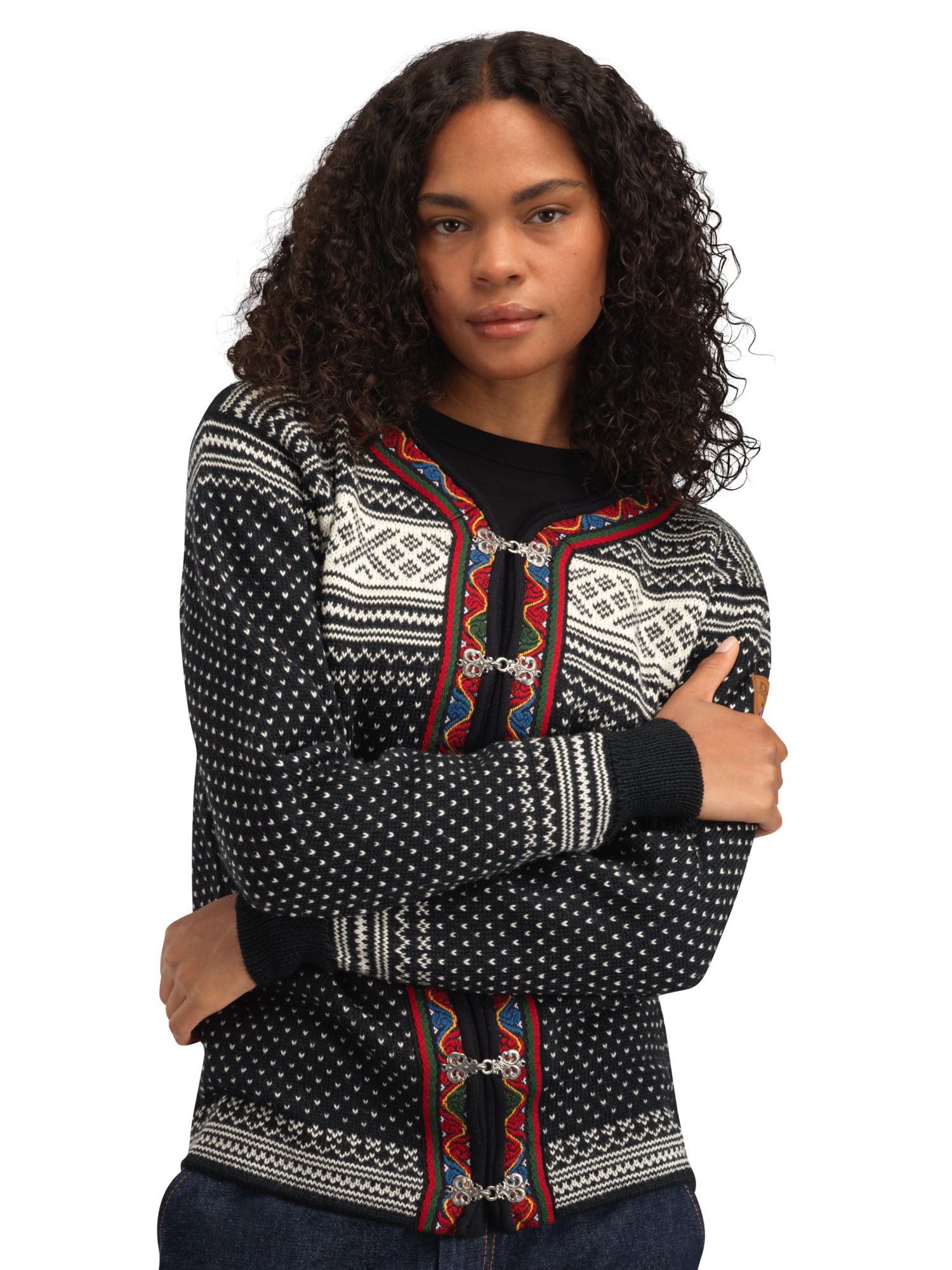 Setesdal lusekofte - norsk ull Sort