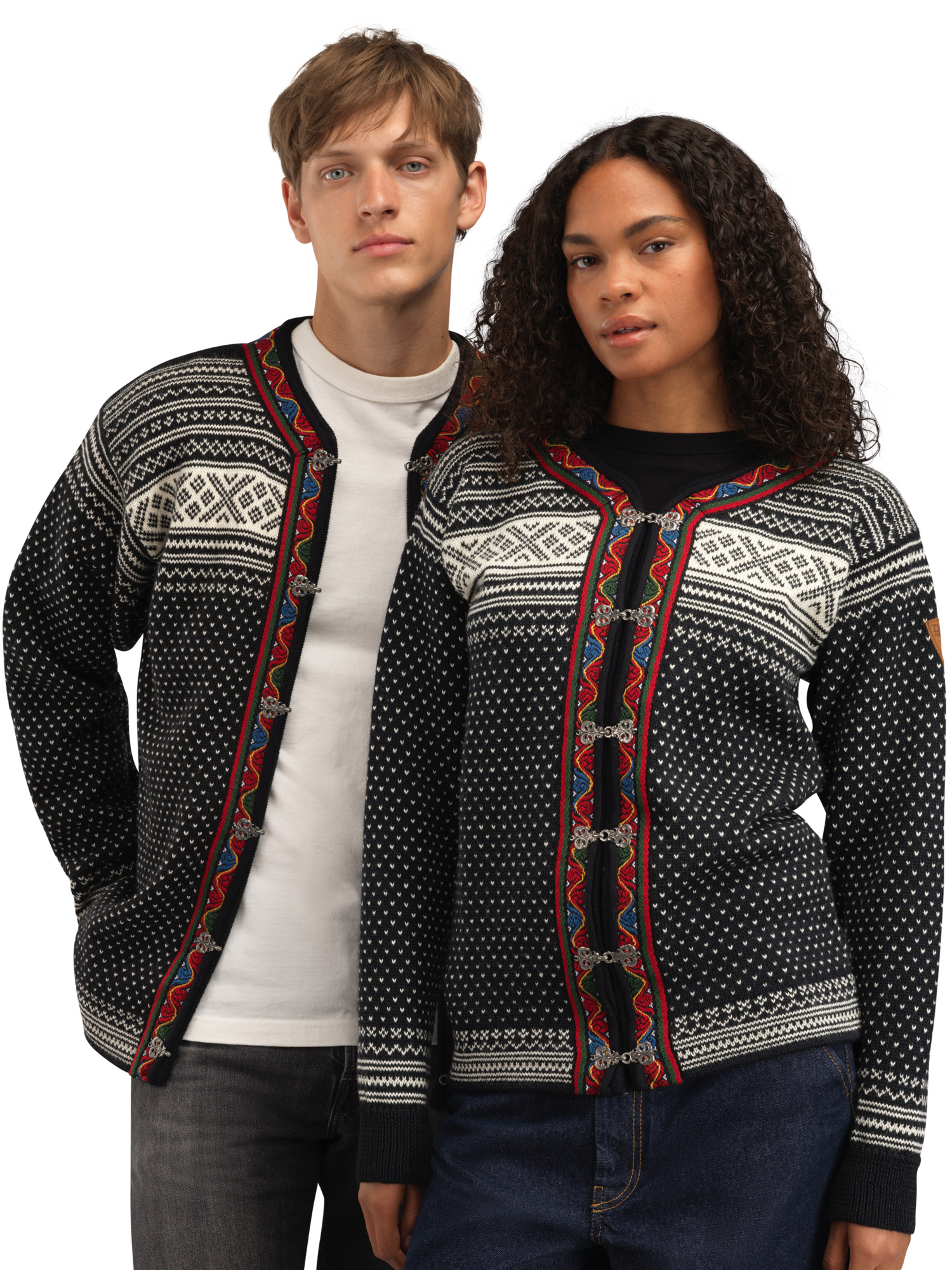 Setesdal lusekofte - norsk ull Sort