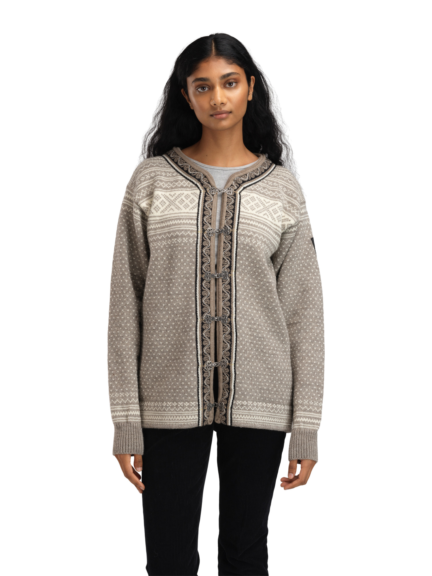 Setesdal lusekofte - norsk ull Naturlig Offwhite / Beige