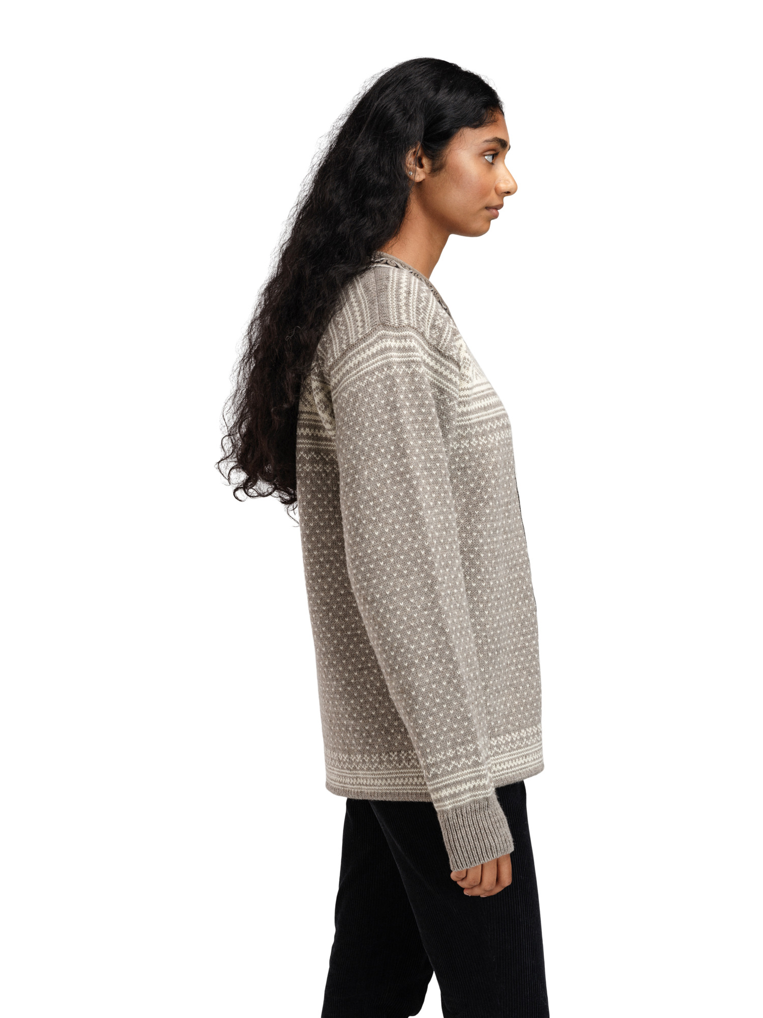 Setesdal lusekofte - norsk ull Naturlig Offwhite / Beige