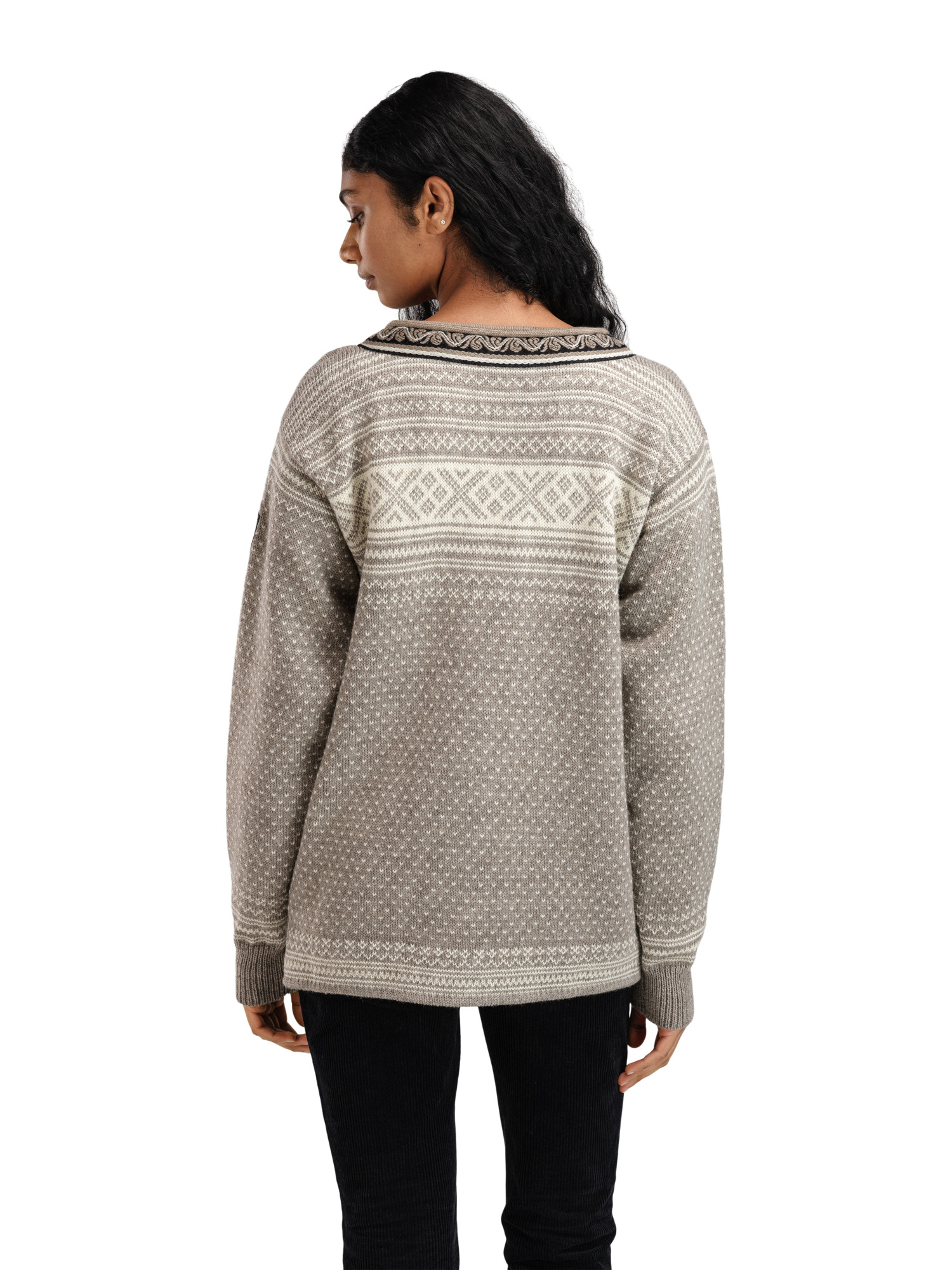 Setesdal lusekofte - norsk ull Naturlig Offwhite / Beige