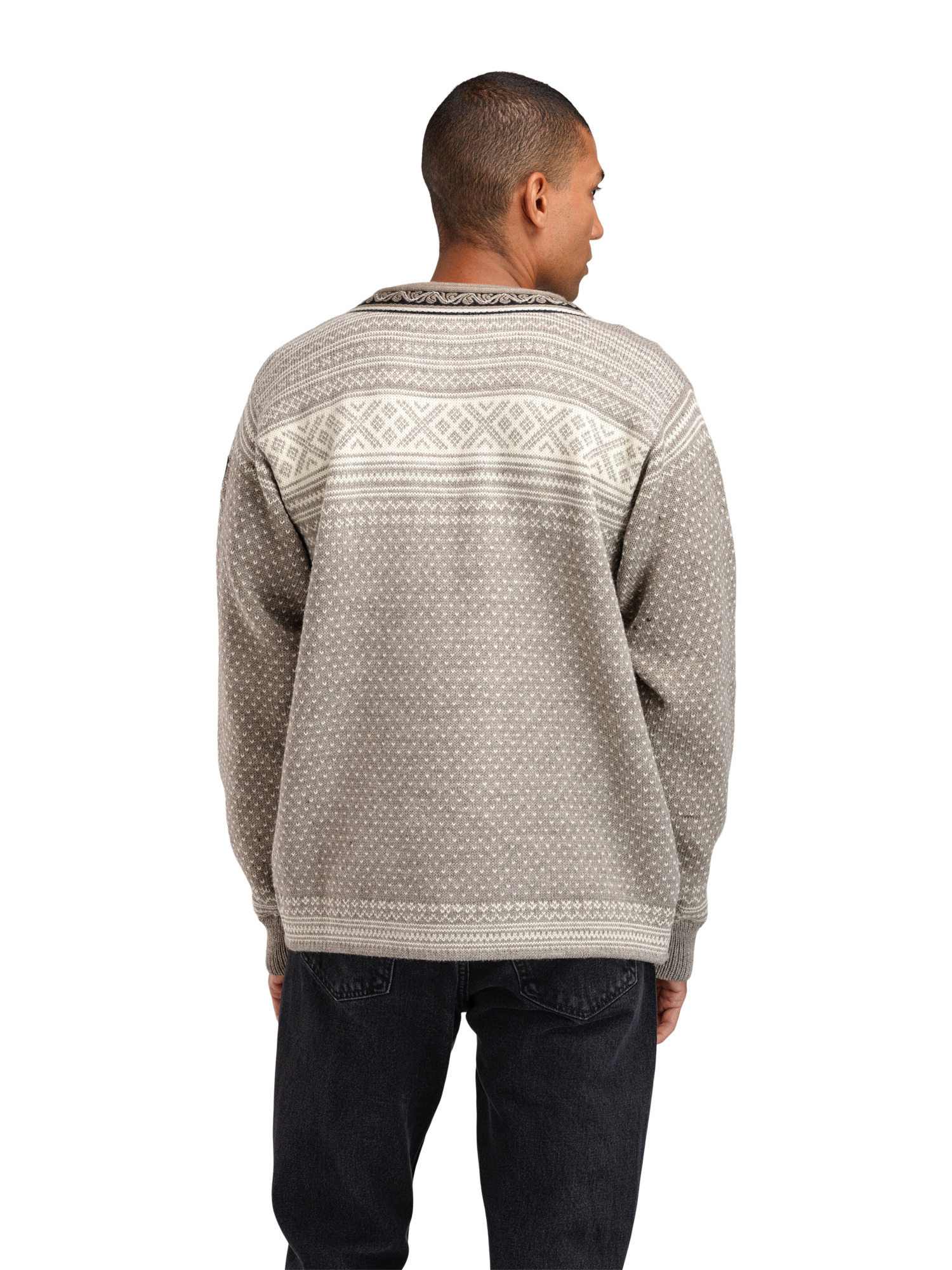 Setesdal lusekofte - norsk ull Naturlig Offwhite / Beige