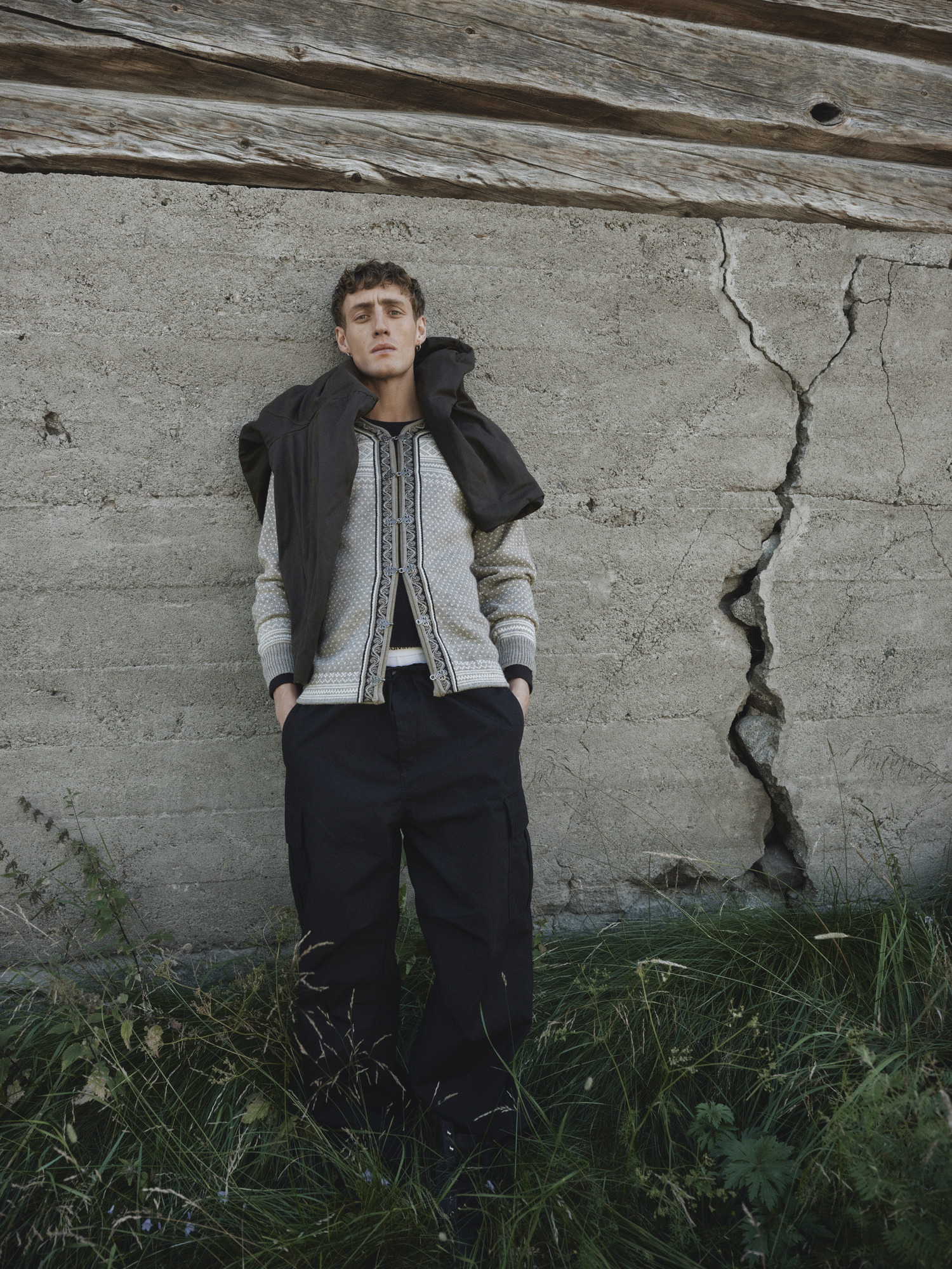 Setesdal lusekofte - norsk ull Naturlig Offwhite / Beige