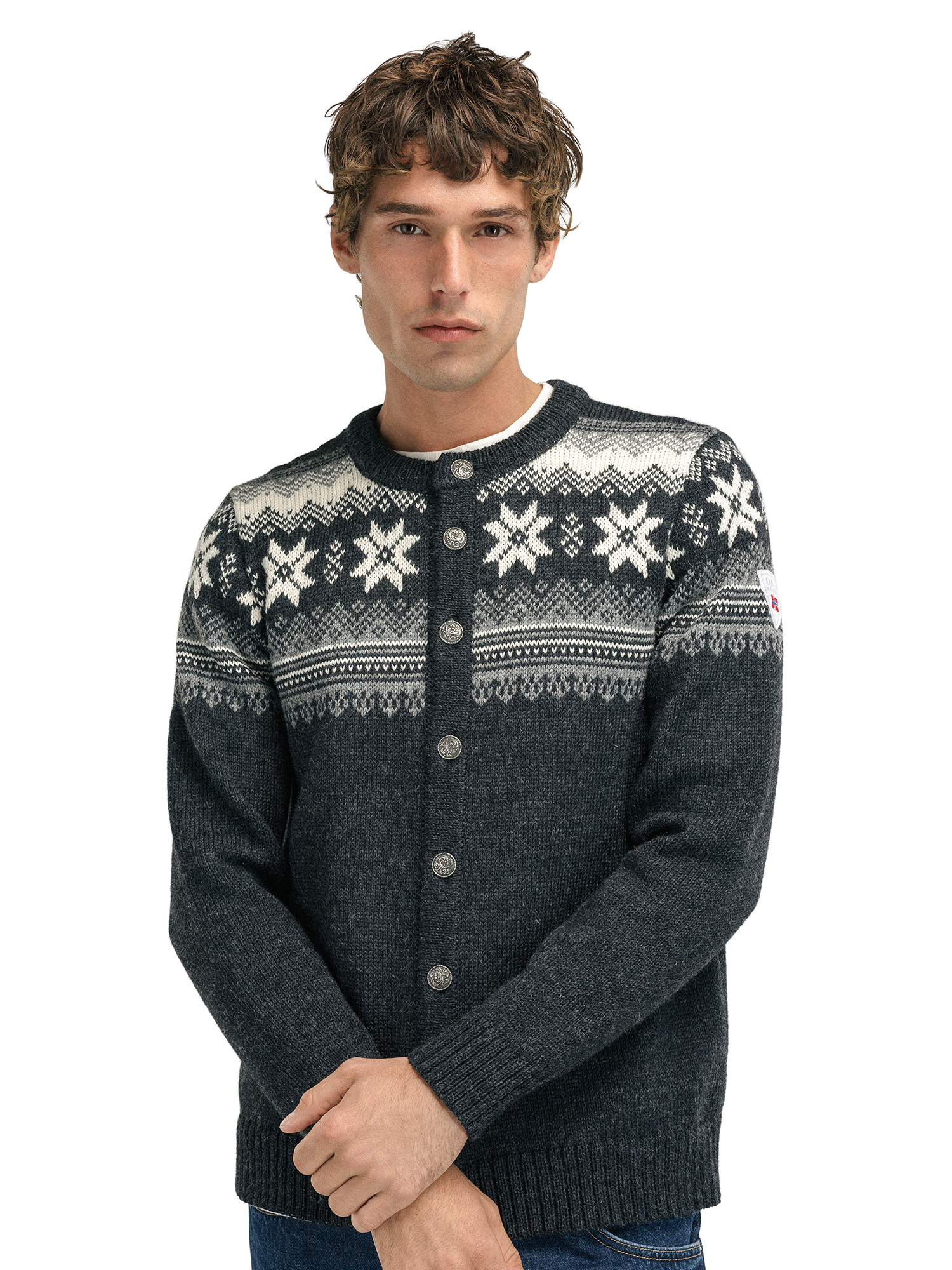 Veafjord ulljakke - norsk ull Grå