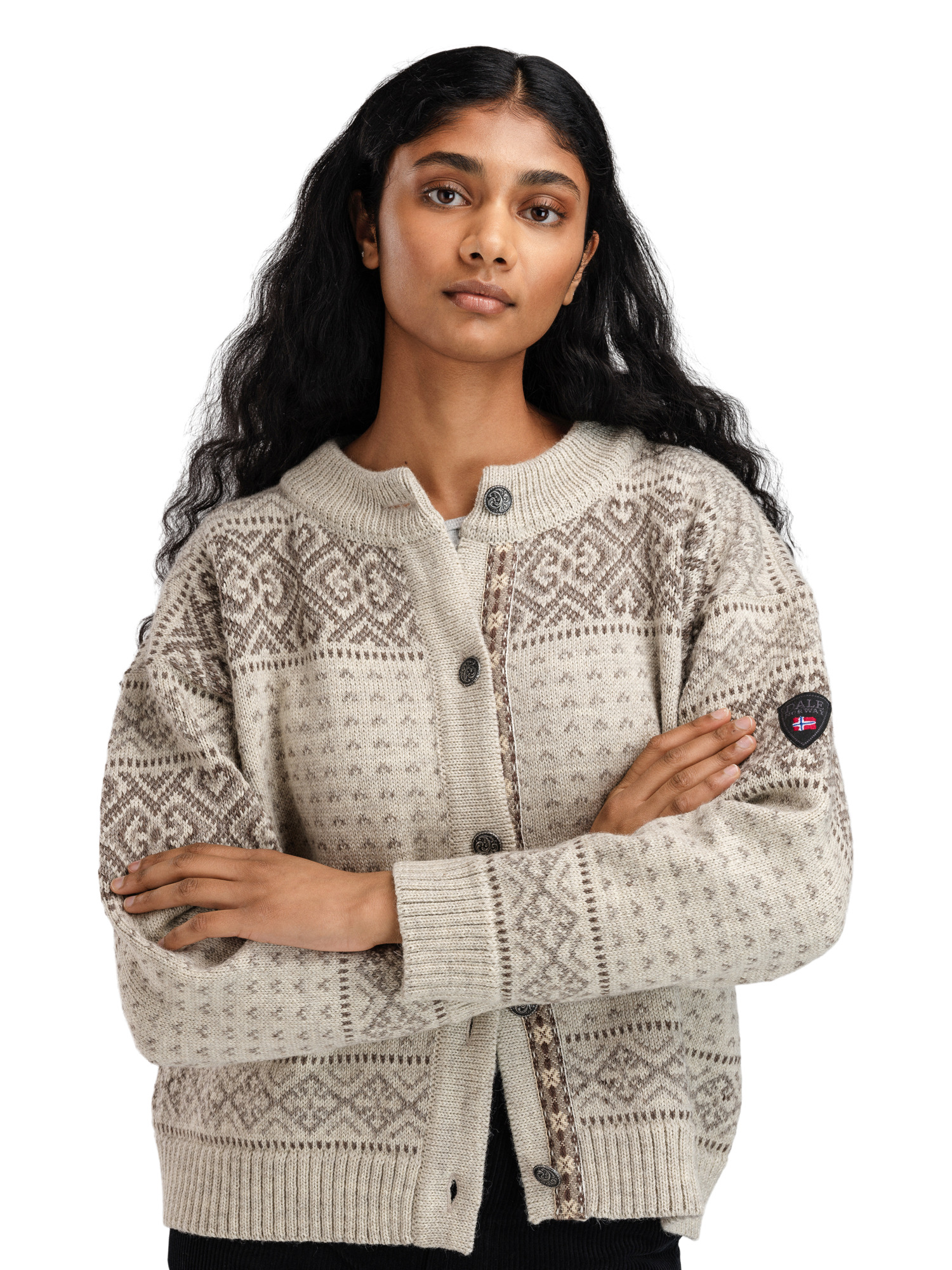 Hannah ullcardigan  Naturlig Offwhite / Beige