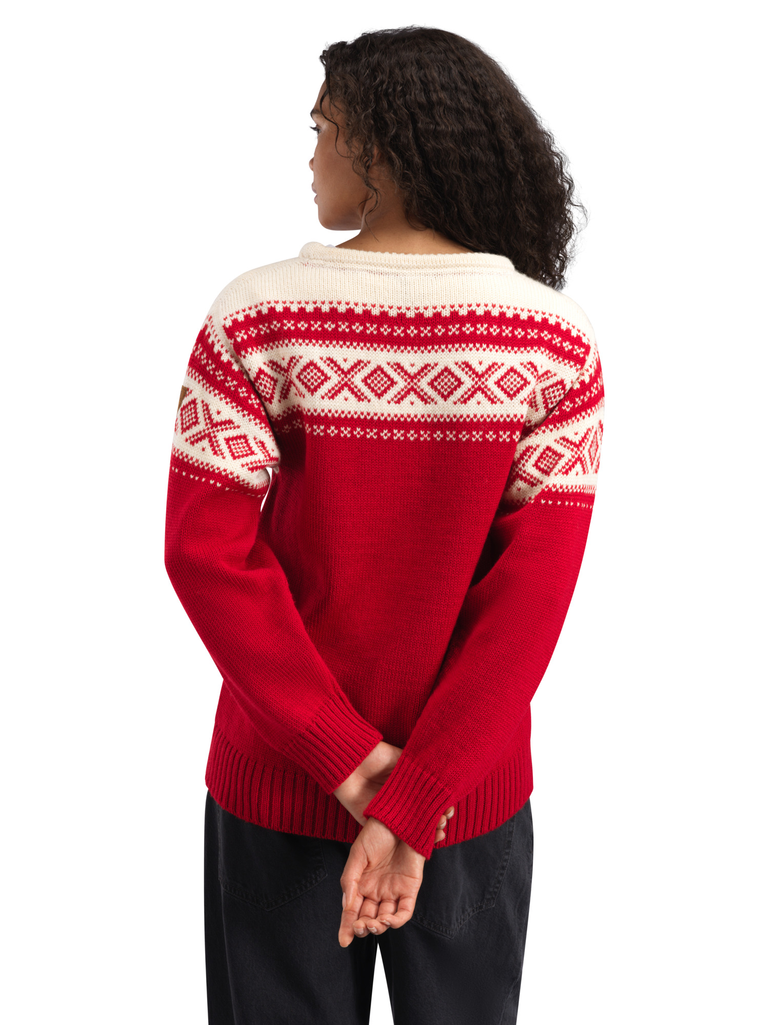 Cortina 1956 genser - norsk ull Rød