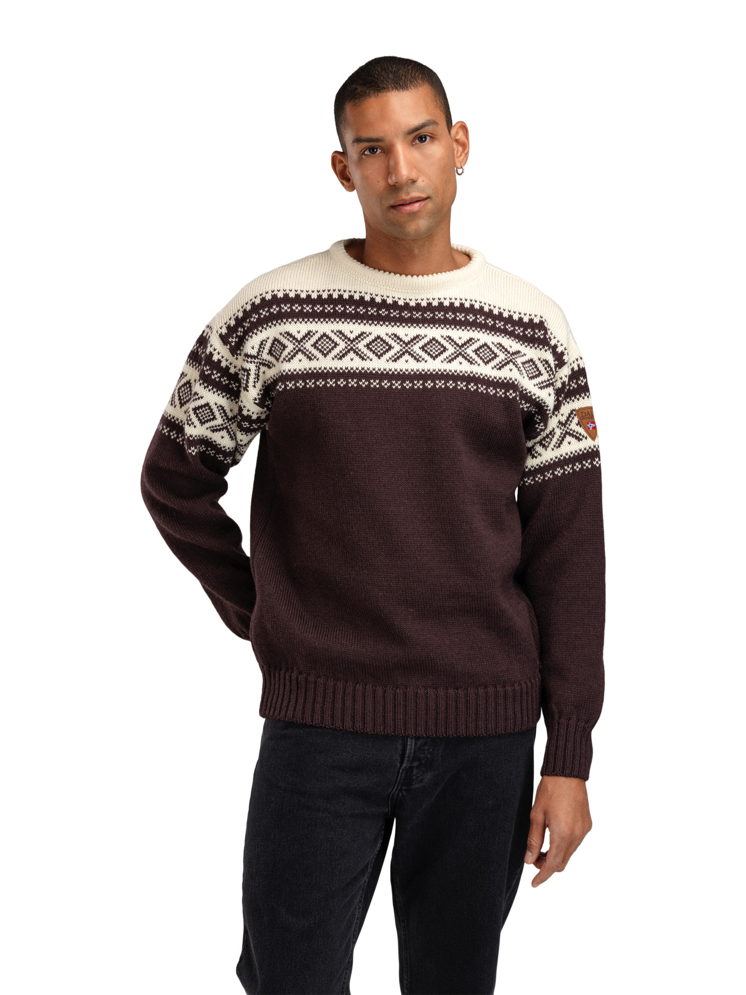 Cortina 1956 genser - norsk ull Brun