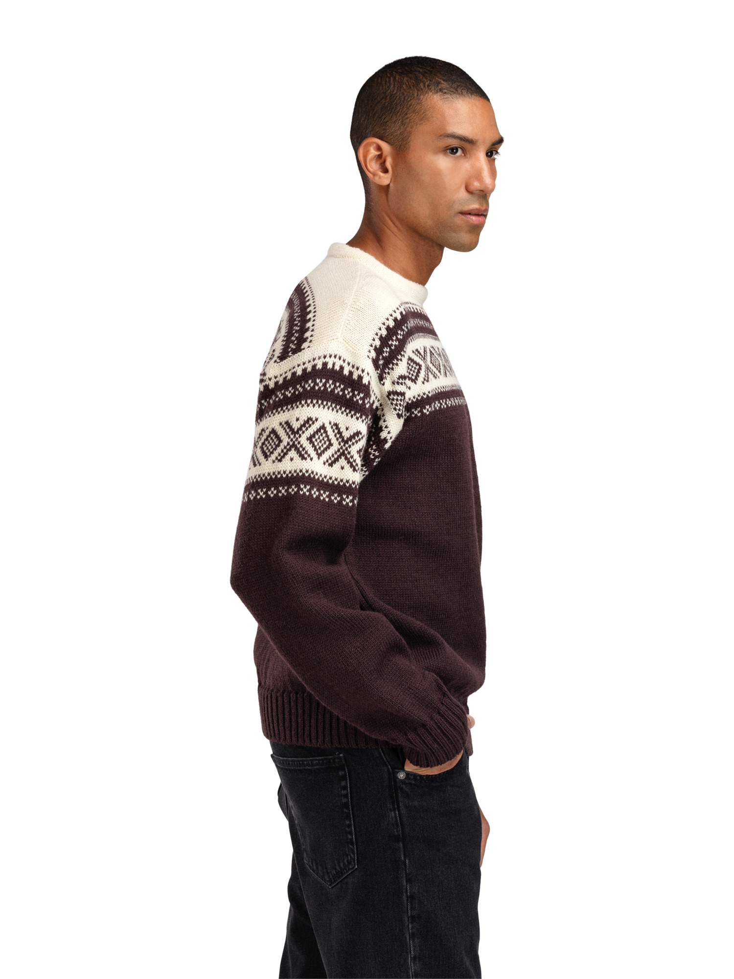 Cortina 1956 genser - norsk ull Brun