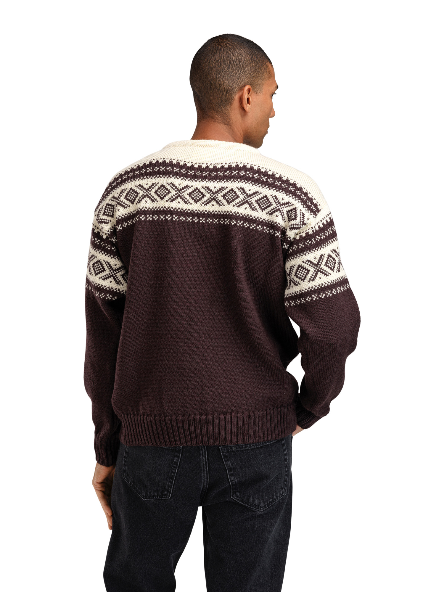 Cortina 1956 genser - norsk ull Brun