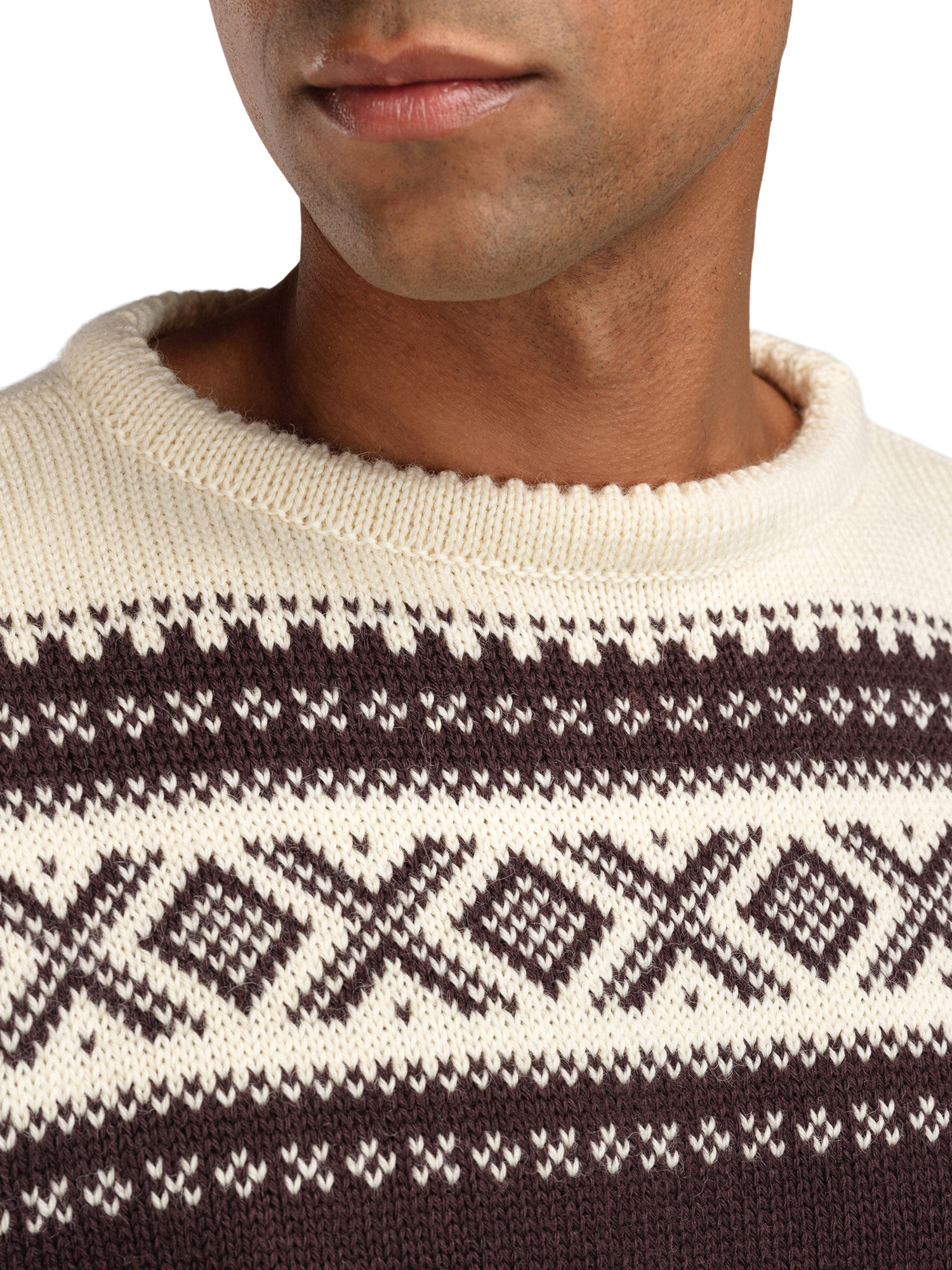 Cortina 1956 genser - norsk ull Brun