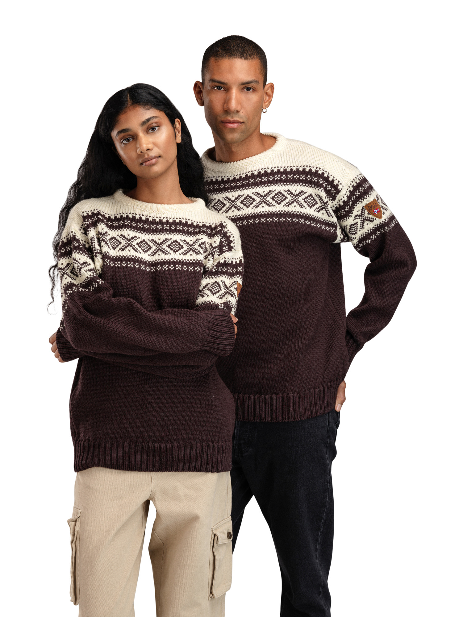 Cortina 1956 genser - norsk ull Brun