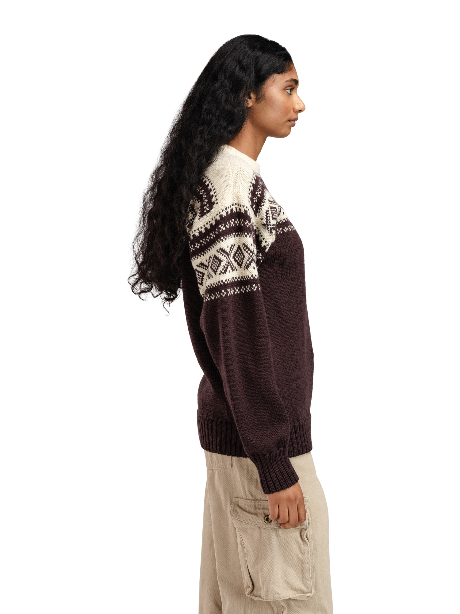 Cortina 1956 genser - norsk ull Brun