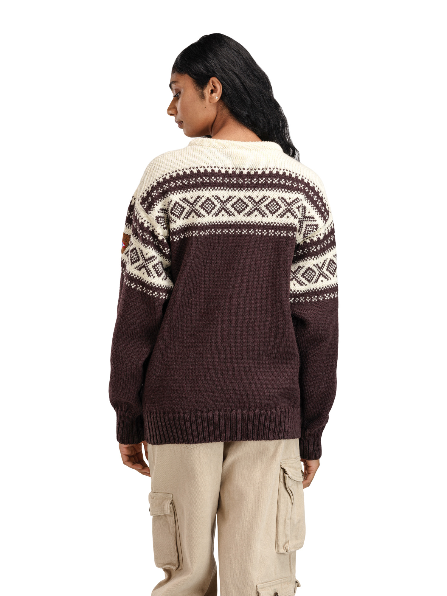 Cortina 1956 genser - norsk ull Brun