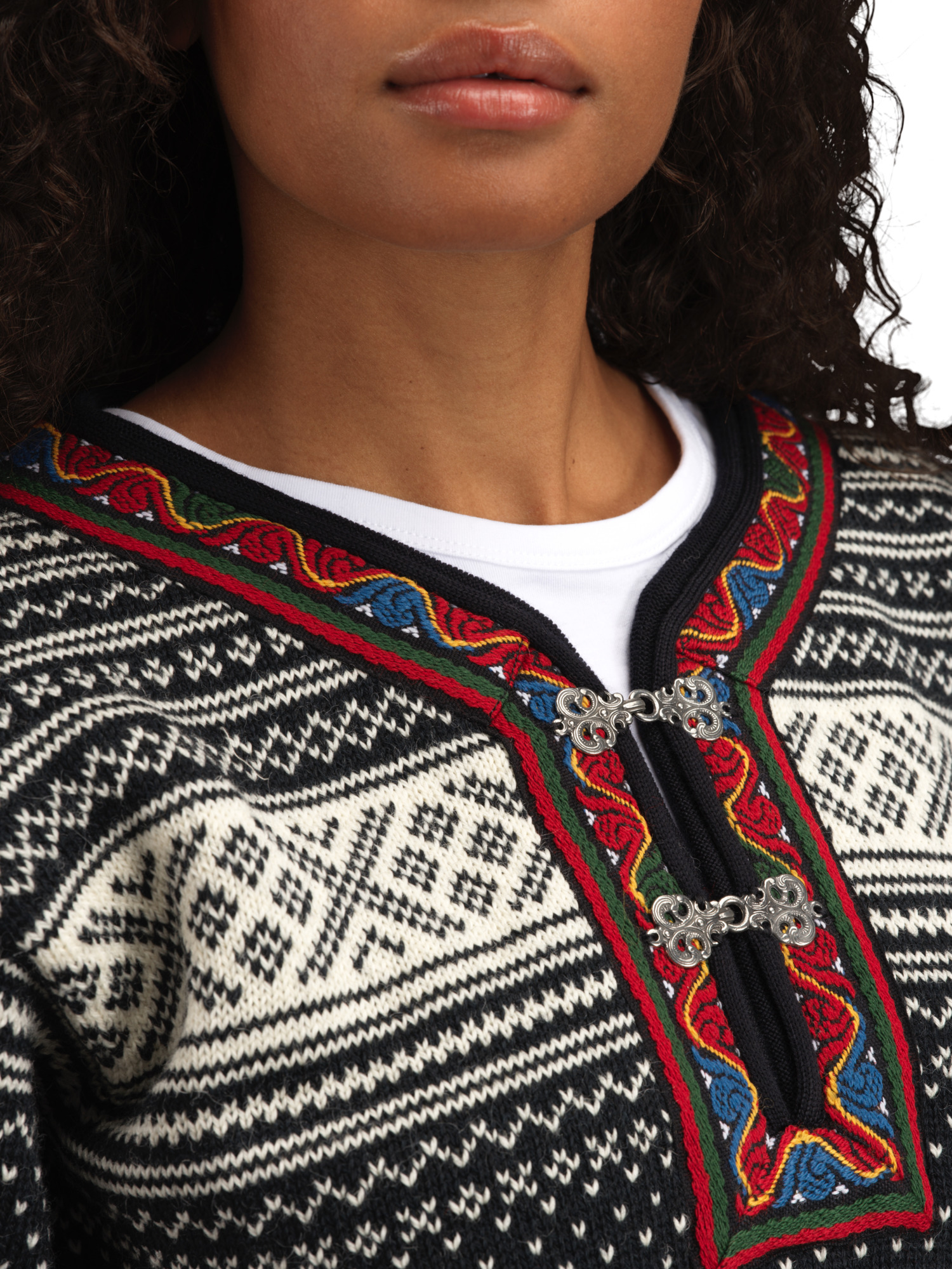 Setesdal genser - norsk ull Sort