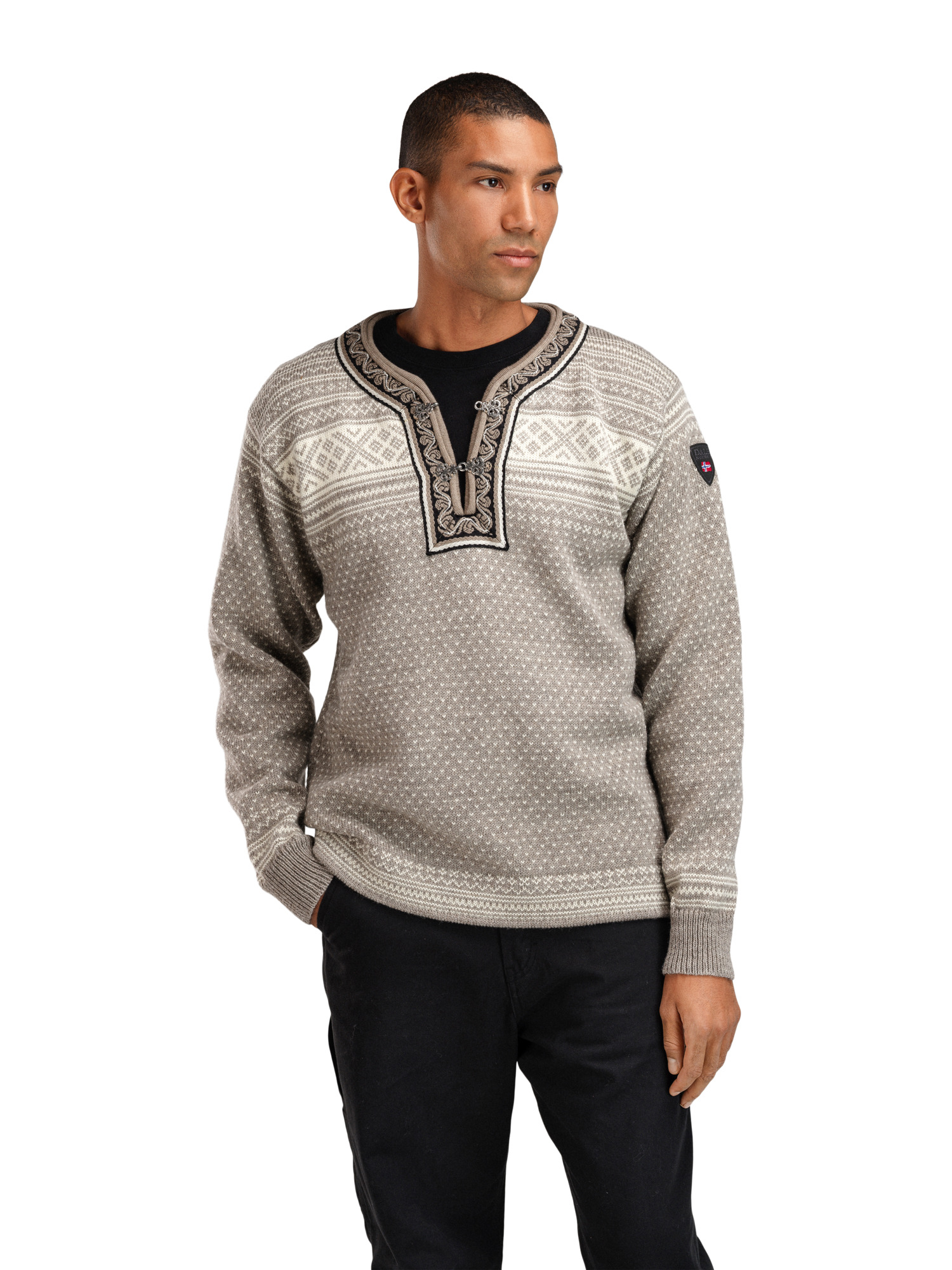 Setesdal genser - norsk ull Naturlig Offwhite / Beige