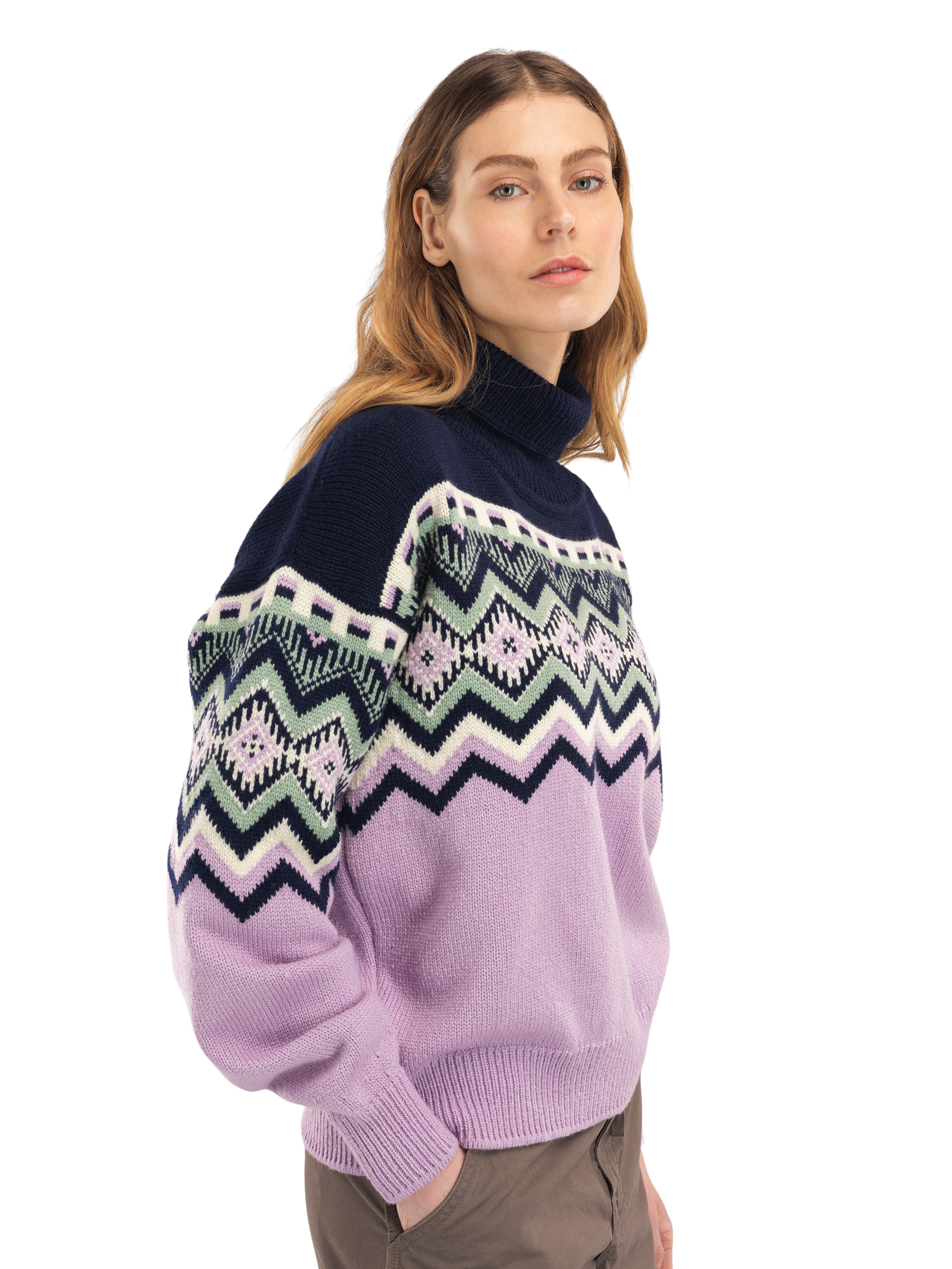 Randaberg ullgenser - merino Lilla