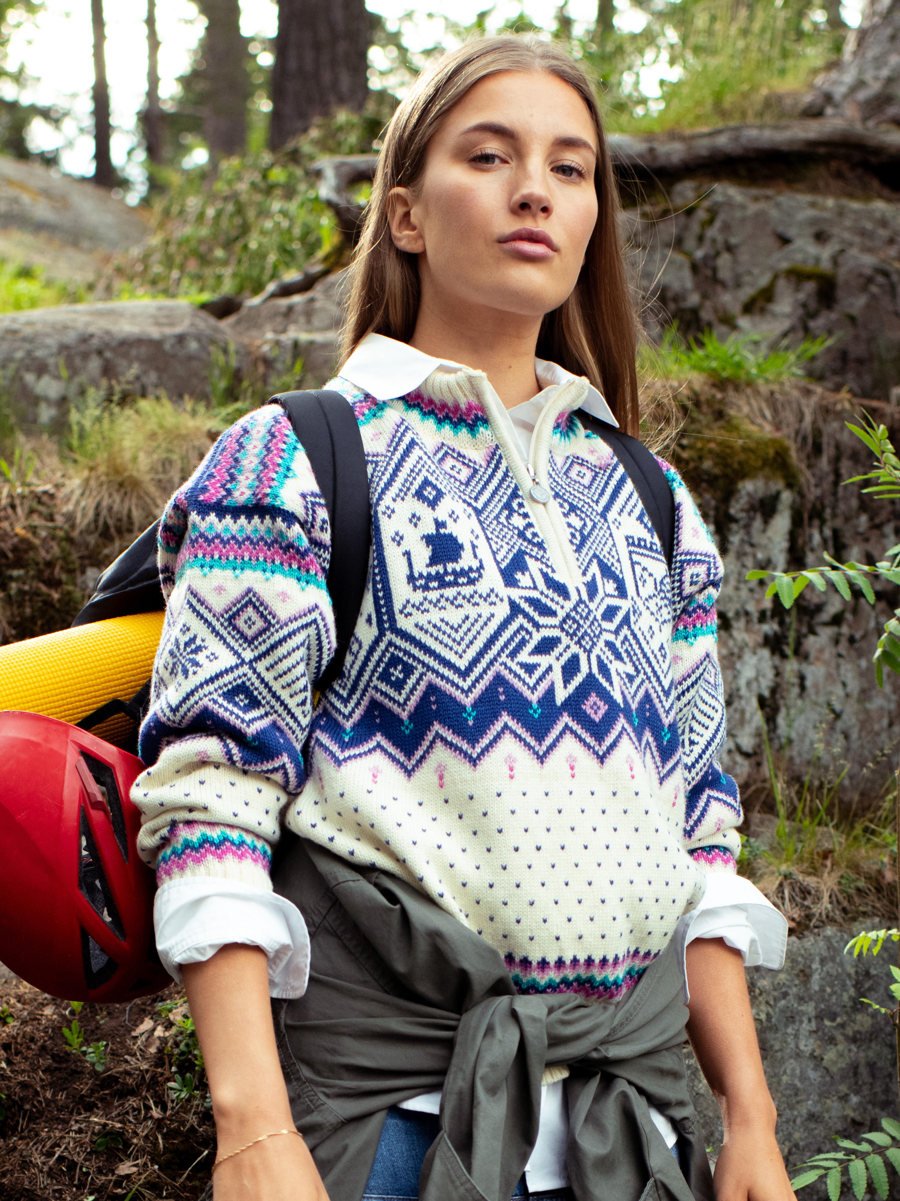 2025 Trondheim Ullgenser Hvit