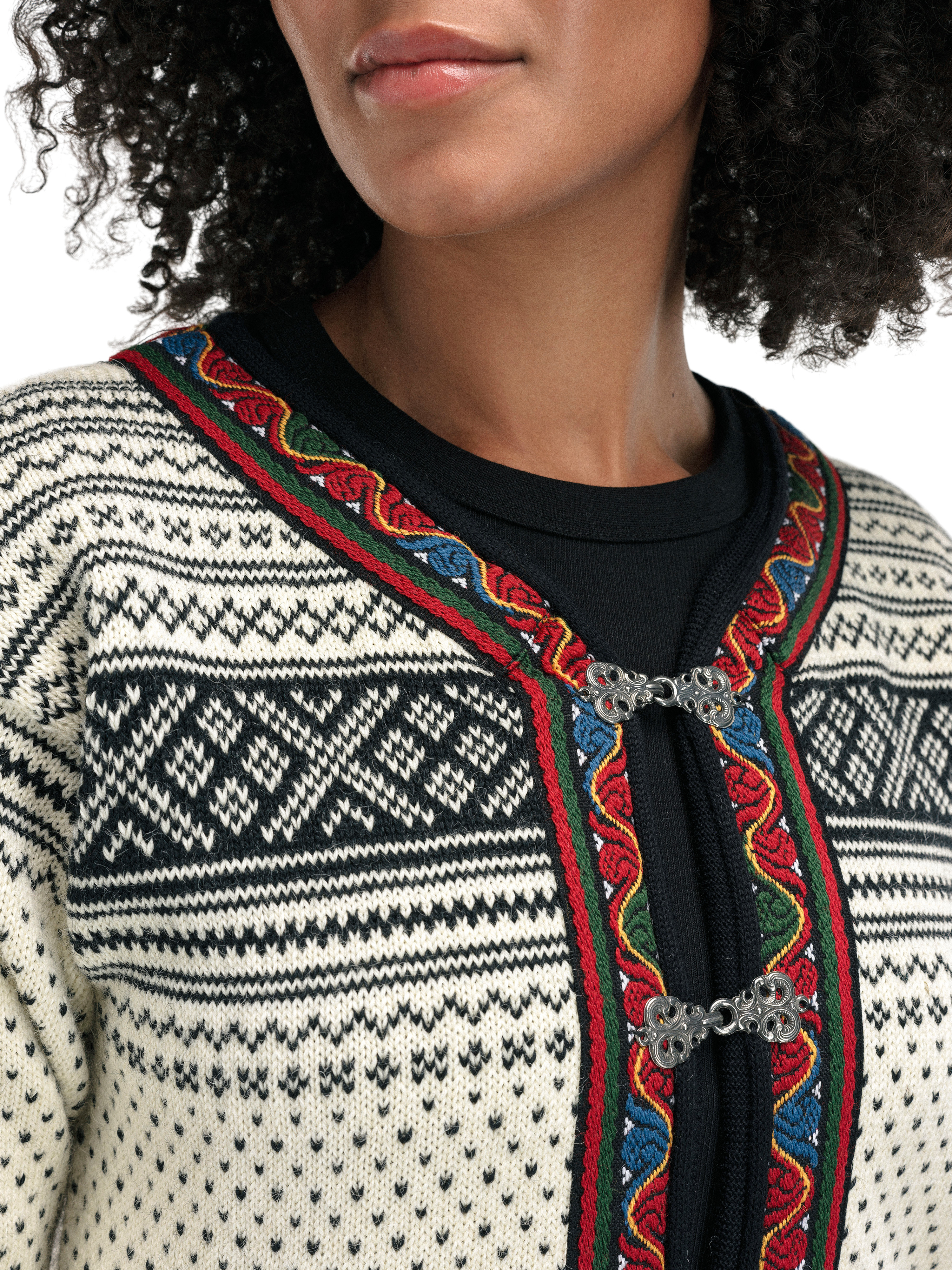 Setesdal lusekofte - norsk ull Offwhite