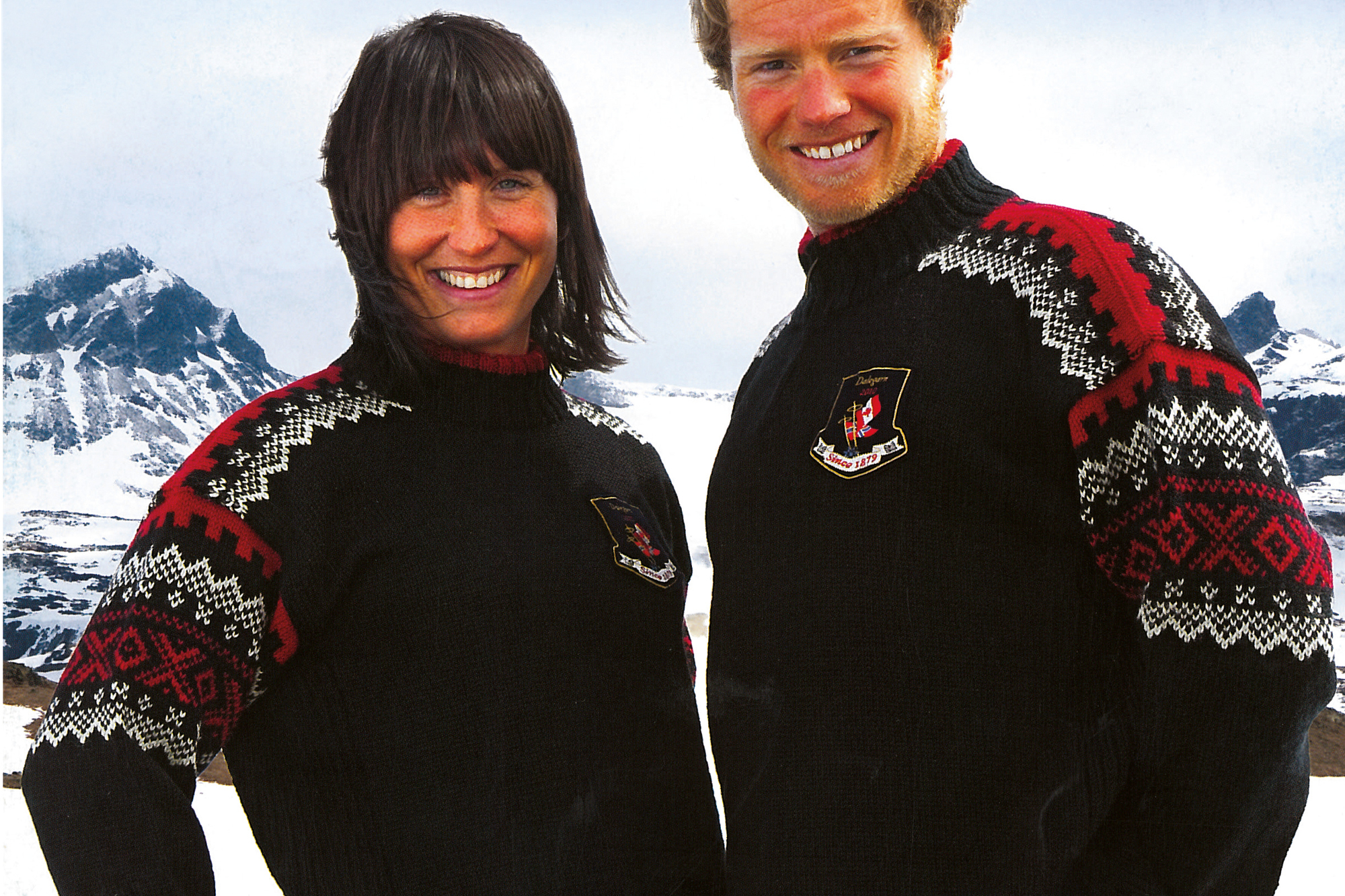 2010  Vinter-OL - Vancouver, Canada.      På bildet: Marit Bjørgen og Martin Johnsrud Sundby i OL-genseren.
